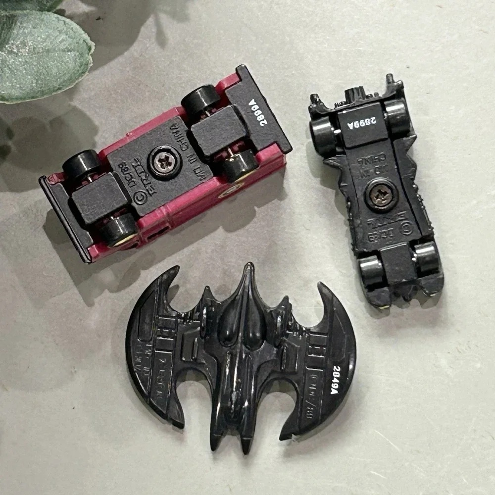 ERTL Micro Size Batmobile Batwing Joker‎ Van DC Comics 3-Pack Collection 1989